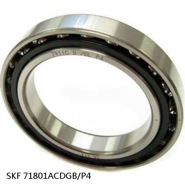 71801ACDGB/P4 SKF Super Precision,Super Precision Bearings,Super Precision Angular Contact,71800 Series,25 Degree Contact Angle